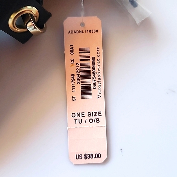 NWT. Victoria Secret Love Clutch Set Tote & Pouch Cosmetic Bag. - Picture 7 of 12